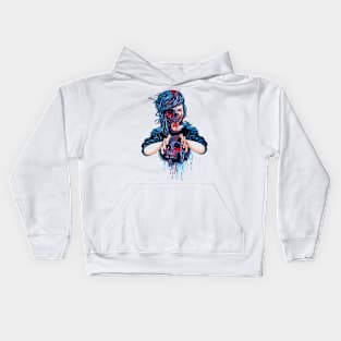 Zombie Woman Kids Hoodie